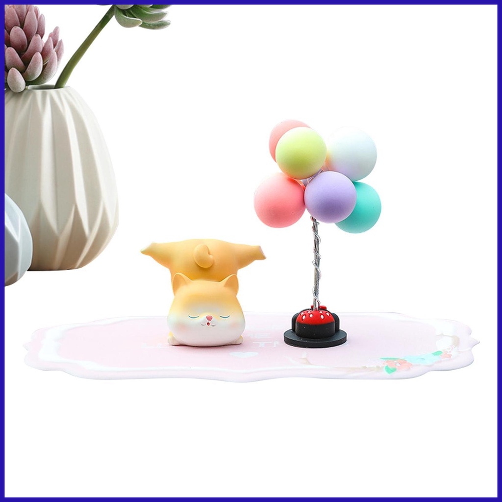 Đồ trang trí Chú Chó Bong Bóng Nhiều Màu Mini Dễ Thương Trang Trí Bảng Điều Khiển Xe Hơi