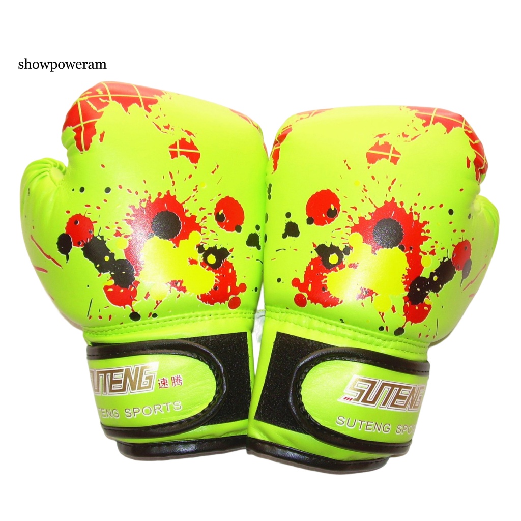 1 Cặp Găng Tay Thoáng Khí Dùng Luyện Tập Muay Thái / Quyền Anh An Toàn