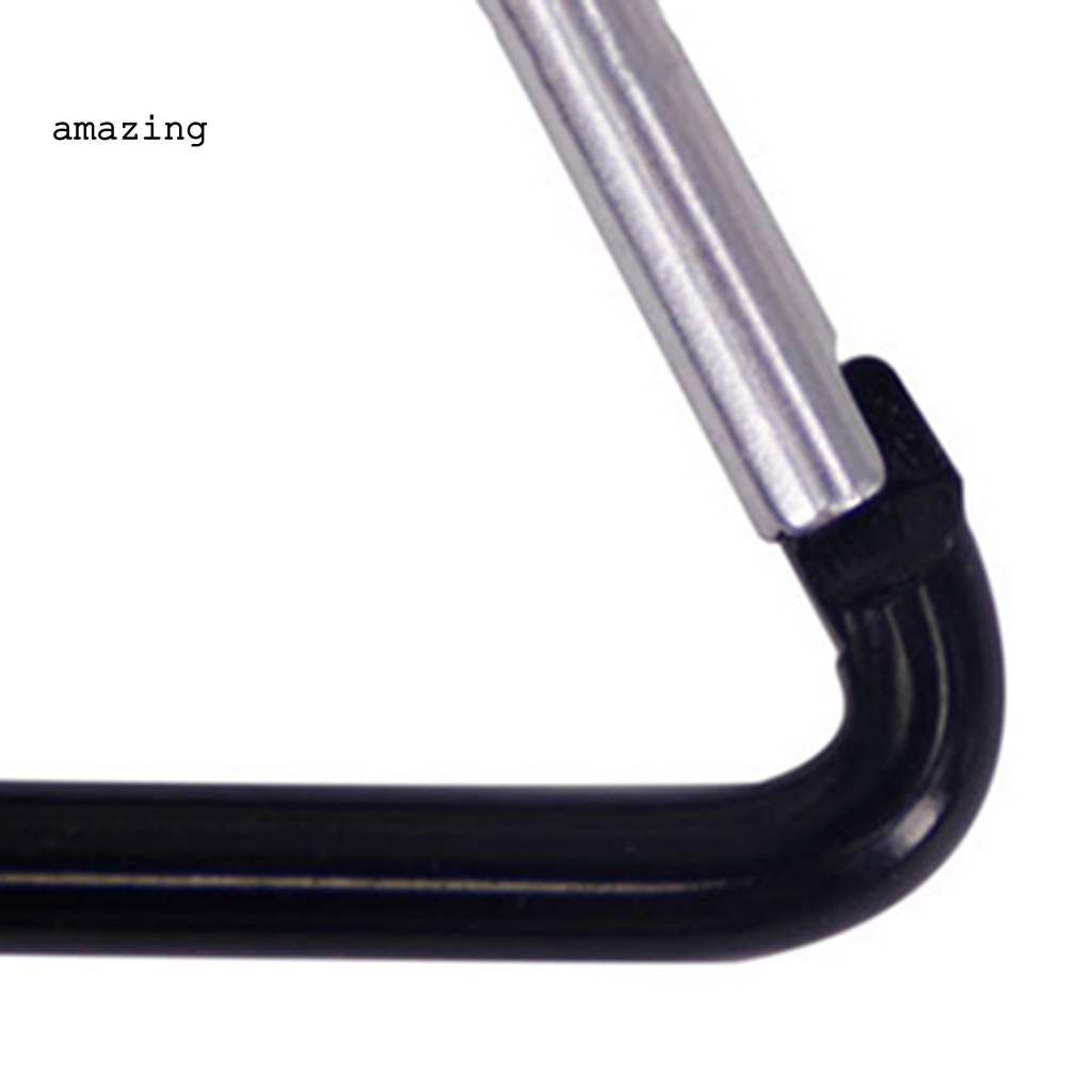 Set 5 Móc Khóa Tam Giác Bằng Hợp Kim Nhôm Chuyên Dụng Cho Túi Xách Leo Núi