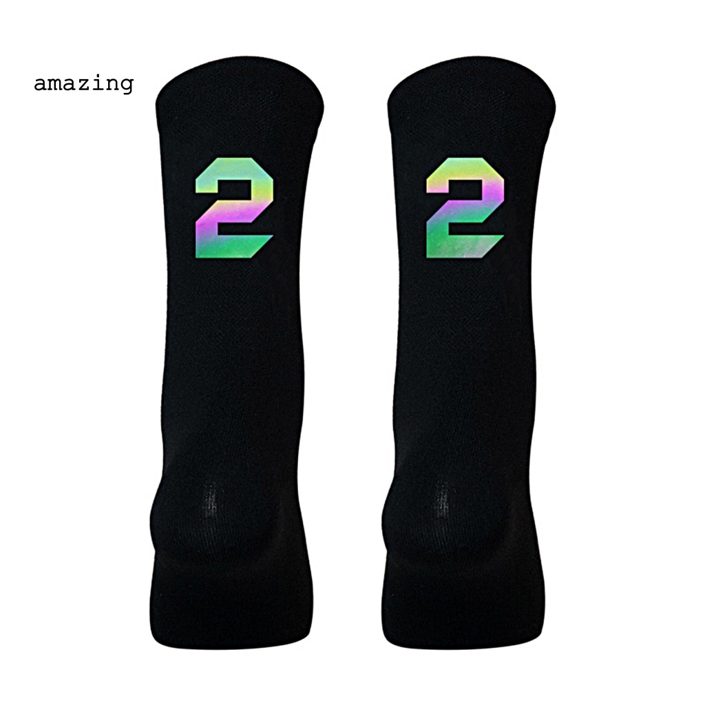 1 Đôi Vớ Đi Xe Đạp Thiết Kế Lấp Lánh Nhanh Khô Nhiều Kiểu Dáng