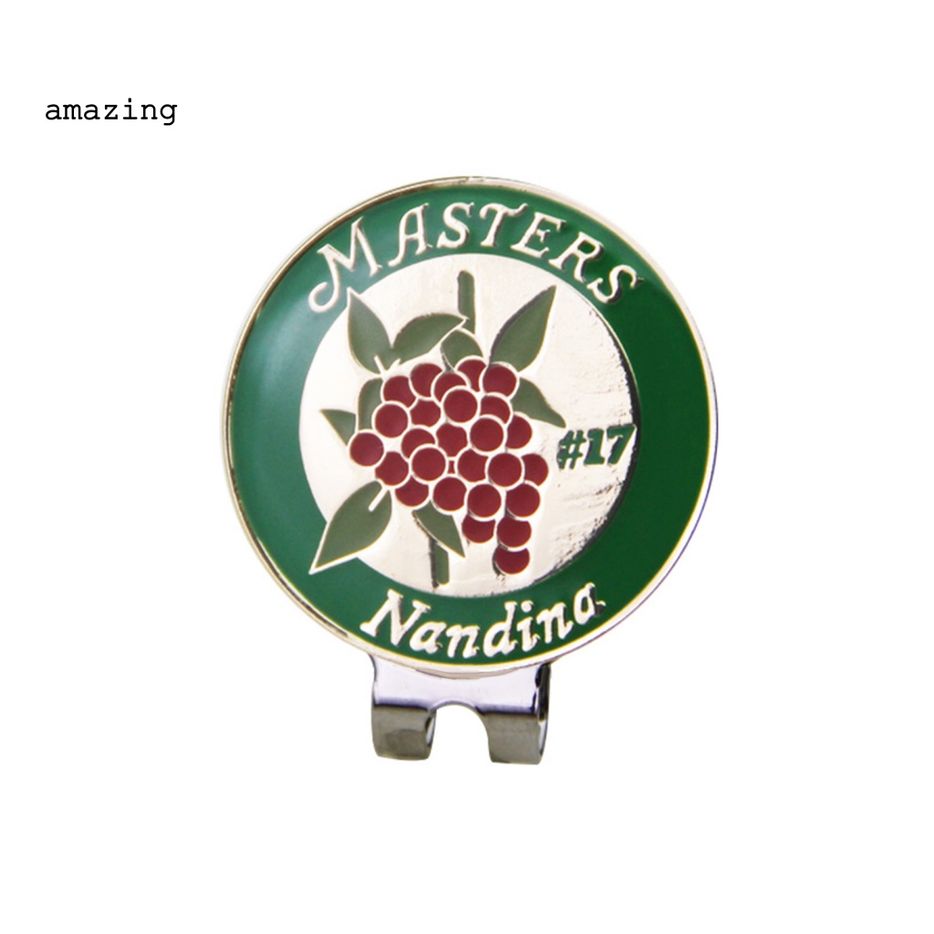 1 Bộ Kẹp Gắn Nón Đánh Golf Mini Bằng Hợp Kim Kẽm Từ Tính Bền Bỉ