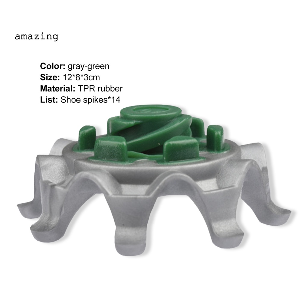 Set 14 Đinh Tán Gắn Giày Đánh Golf Di Động Dễ Lắp Đặt