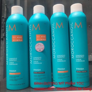 Gôm Xịt Giữ Nếp Tóc Linh Hoạt Moroccanoil Finish Luminous Limited Edition 480ml (2026)