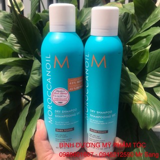 COMBO Dầu gội khô Dry Shampoo Moroccanoil Dark Tones 217ml + 323ML tông tối (2026)