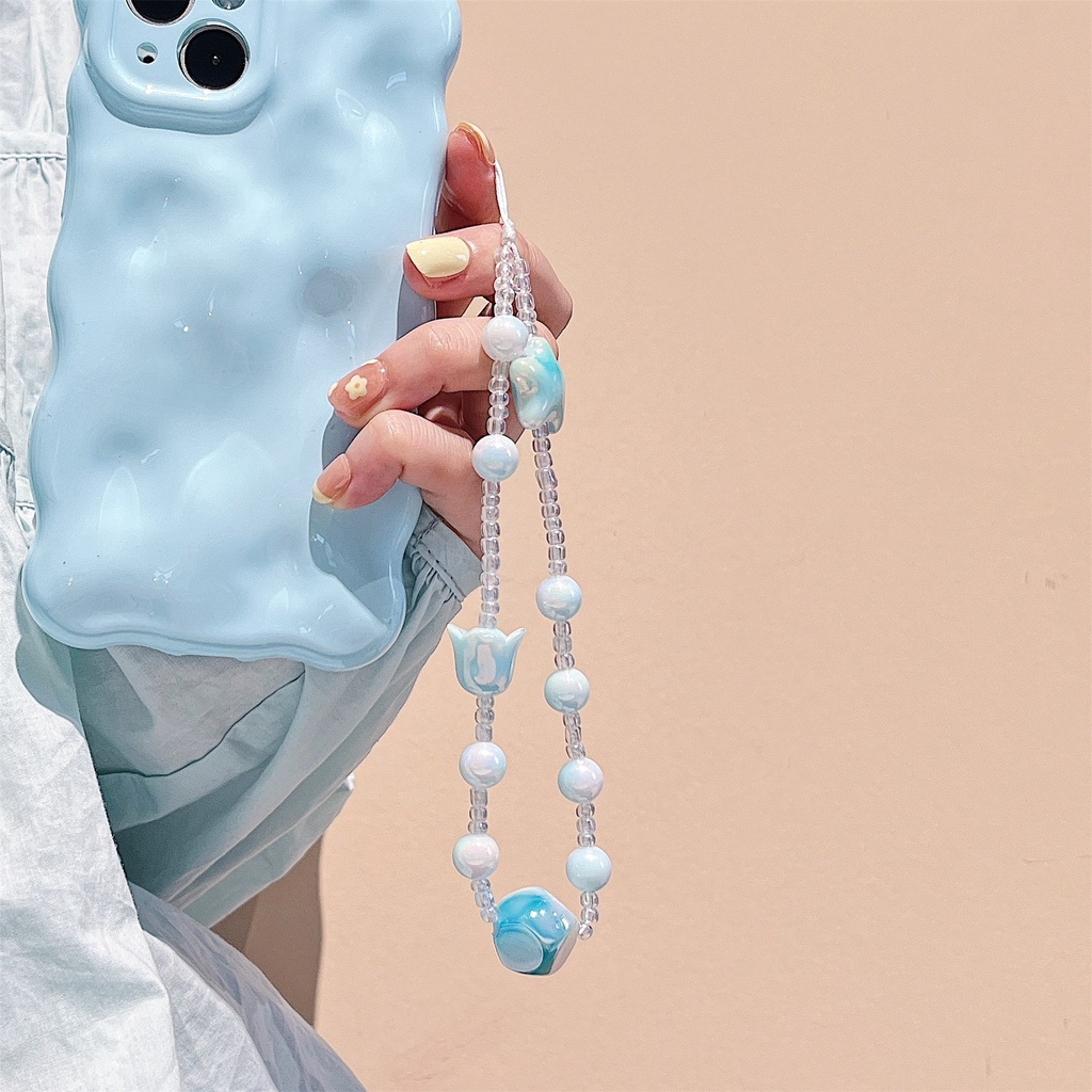 Dây Đeo Điện Thoại / airpods Bằng acrylic Hình Ngôi Sao Hoạt Hình Dễ Thương DIY