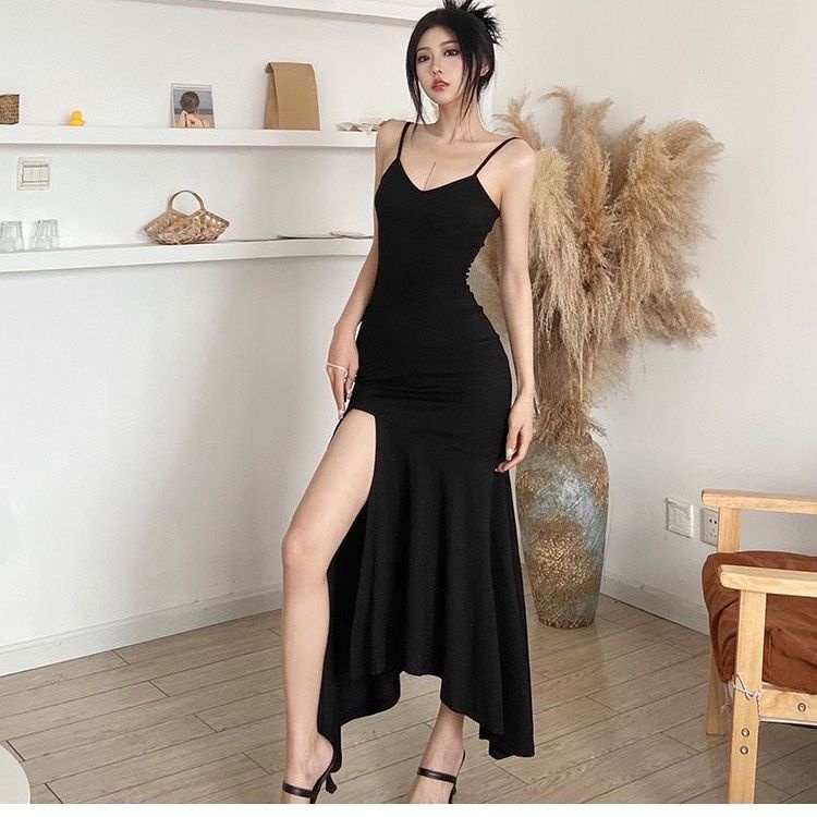 Đầm Đuôi Cá Lệch Tà Quyến Rũ Thời Trang Hè Cho Nữ