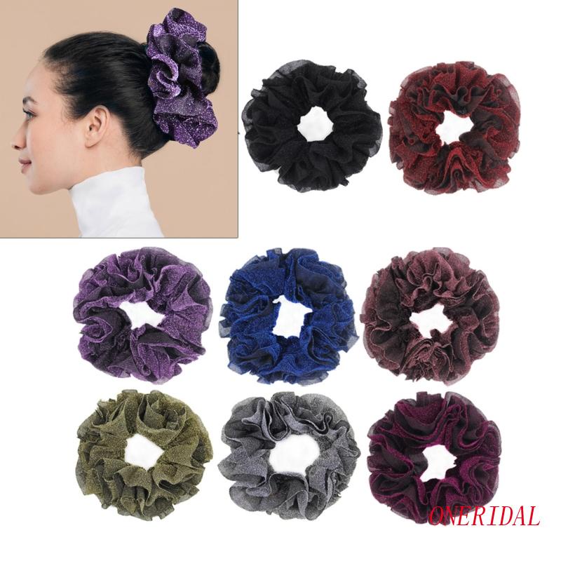 Dây Buộc Tóc Đuôi Ngựa Co Giãn Cỡ Lớn Thời Trang Giá Đỡ