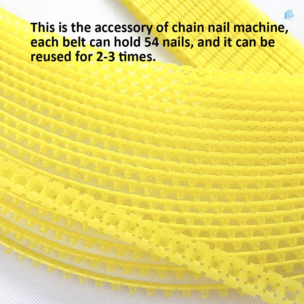 Bộ 20 Dây Xích Rỗng Kèm Máy Móc 54 Lỗ Tự Động Chuyên Dụng Cho Làm Móng