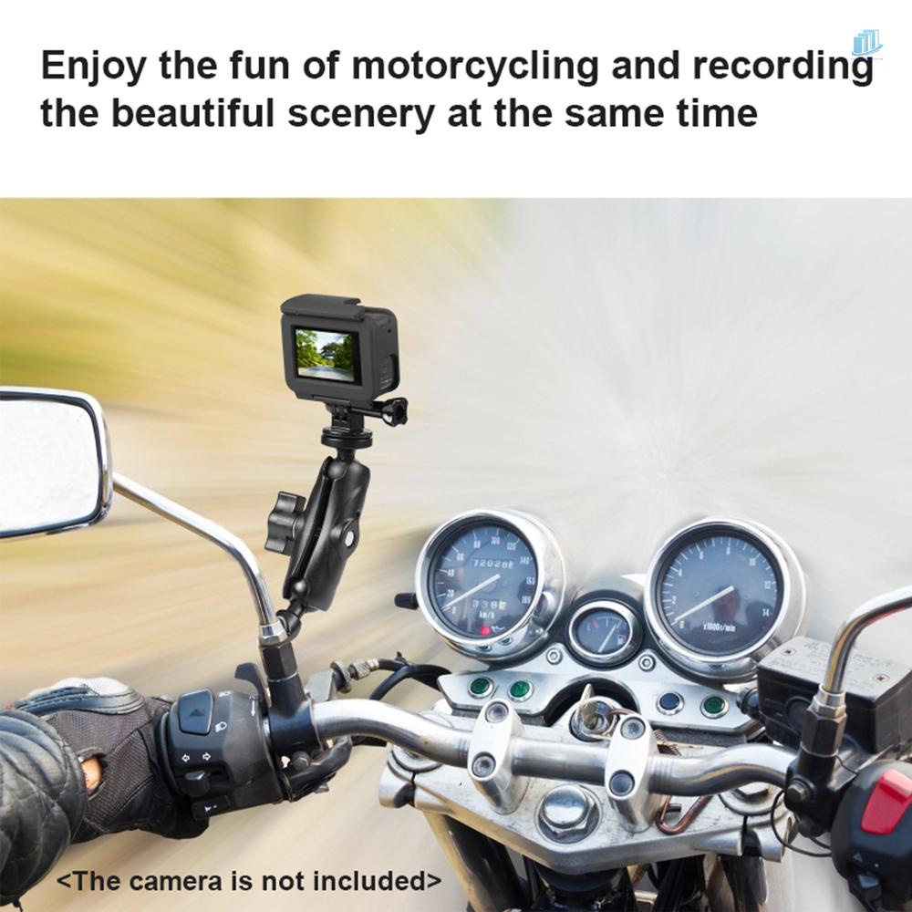 Giá Đỡ Camera Thể Thao PULUZ PU702B Ốc Vít 1 / 4 Inch Cho Xe Máy 11 / 10 / 9 / 8