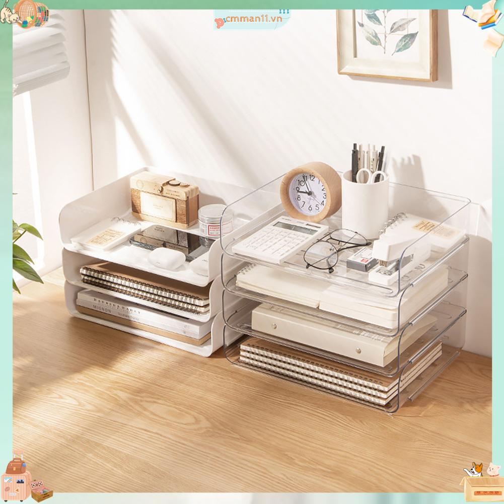 Keep order Máy Tính Để Bàn Hộp Lưu Trữ Đựng Văn Phòng Nhà Có Thể Xếp Chồng Bên Tổ Chức Tài Liệu Cho Tập Tin Notebook cmman11.vn