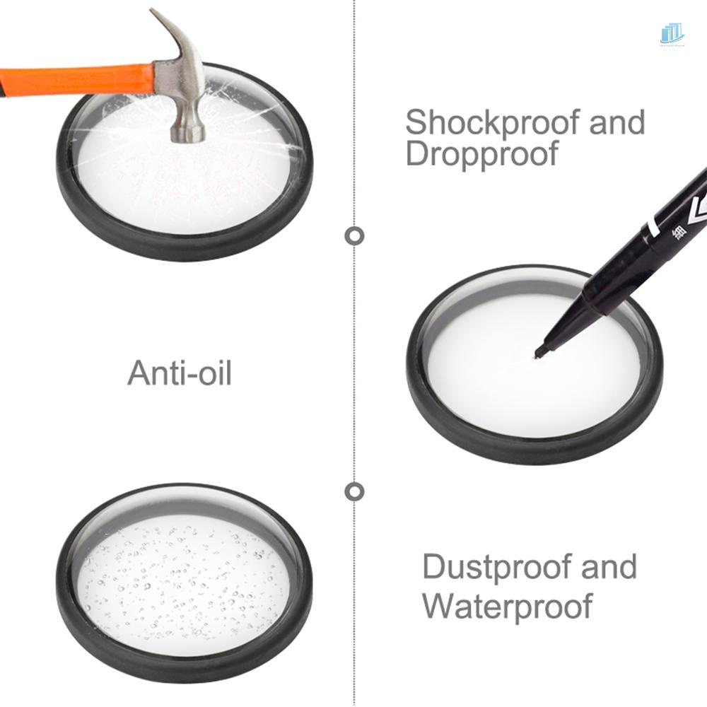 Bộ 2 Khung Bảo Vệ Ống Kính Acrylic Chống Dầu Chống Trầy Cho smartwatchinone PULUZ / Bộ Go-Pro Max