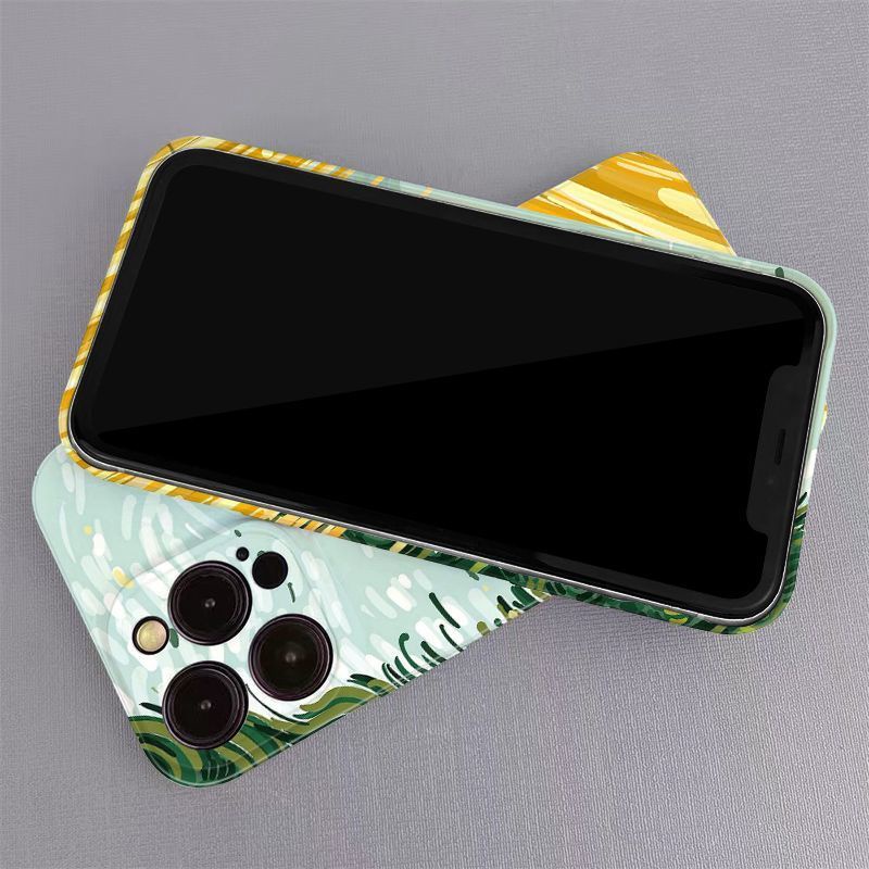 Ốp Điện Thoại Cứng Họa Tiết Tranh Van Gogh Độc Đáo Thời Trang Cho iphone11 XR 13 12 7 14pro ATZ4