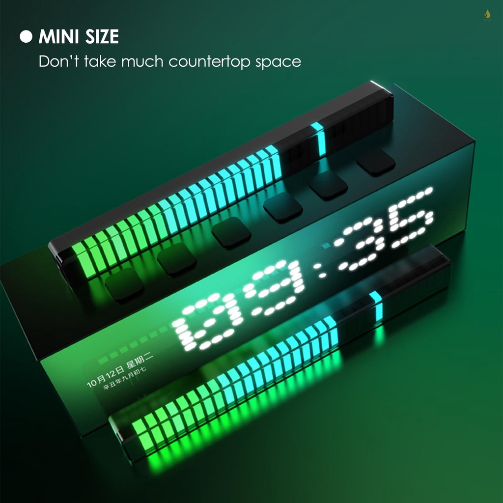 Set 32 Đèn LED RGB Cảm Ứng Âm Thanh Nhiều Màu Sắc Có Thể Sạc Lại Bằng Giọng Nói