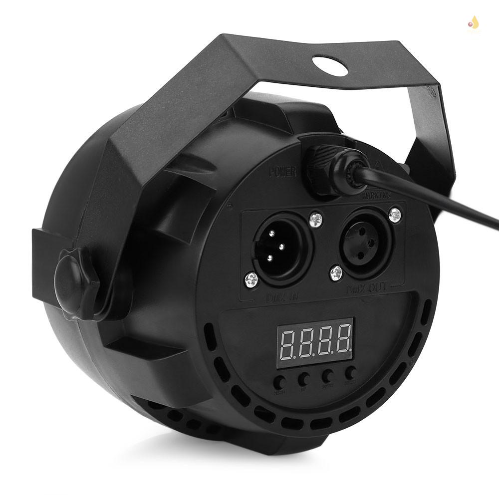 Bộ 12 Đèn LED RGBW 12W 12W Kích Hoạt Âm Thanh DMX512 Disco Trang Trí Sân Khấu Tiệc Cưới