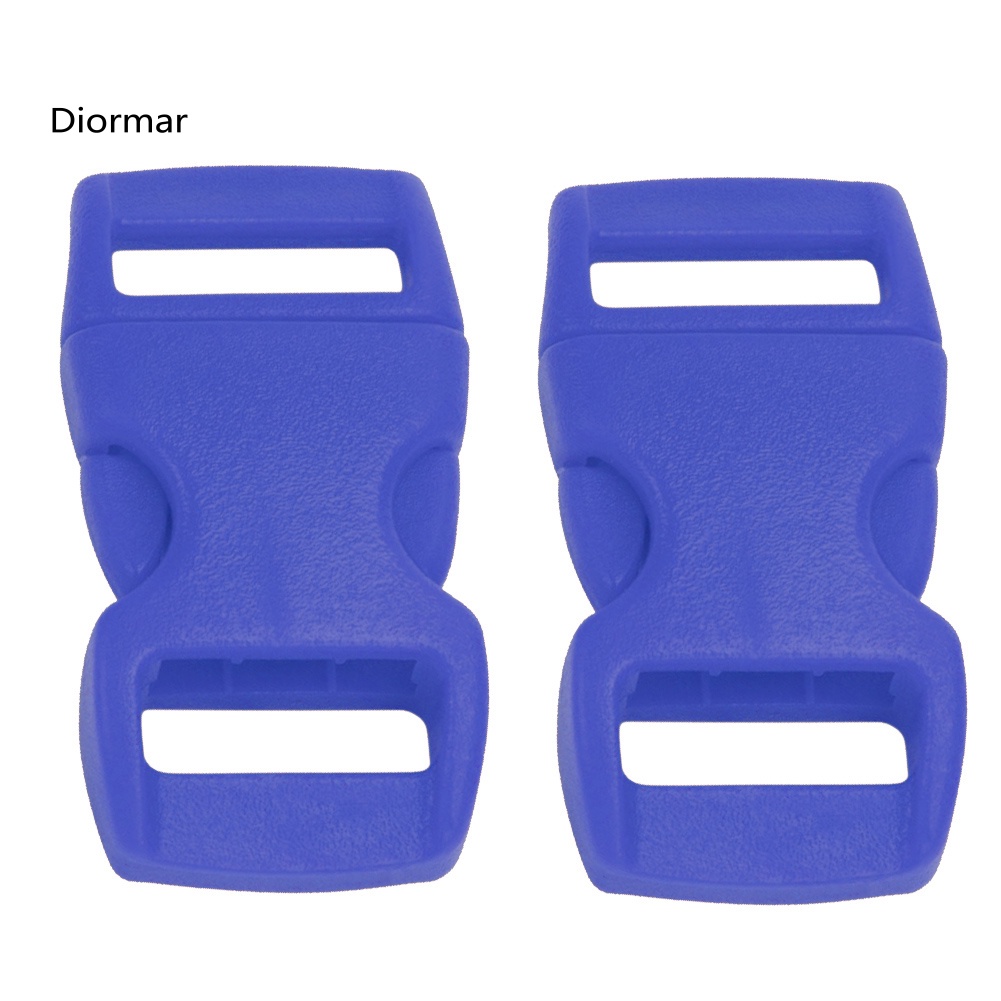 Set 24 Khóa Dây Nhựa Nhiều Màu Sắc Tháo Gỡ Nhanh Đeo Cổ Áo Vòng Tay DIO