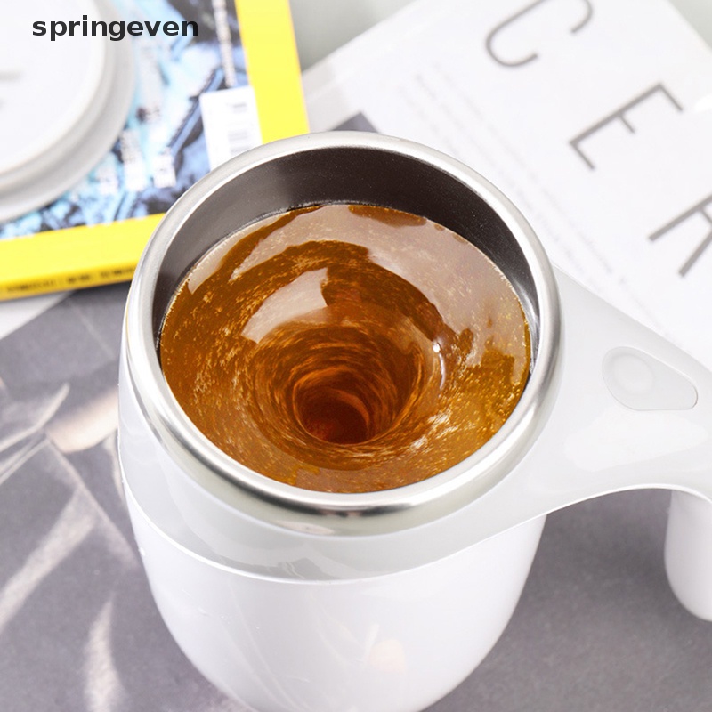 Cốc Khuấy Cà Phê Tự Động Thông Minh Bằng Thép Không Gỉ Có Thể Sạc Lại