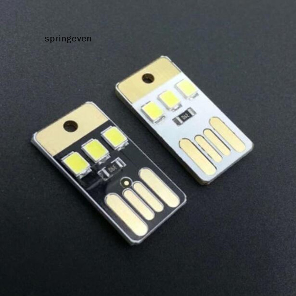 Set 2 Thẻ Đèn LED USB Đa Năng Có Móc Khóa Sử Dụng Khi Đi Cắm Trại Ngoài Trời
