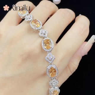 Ximilu ♥ vòng tay đính đá pha lê sang trọng cho nữ bracelet