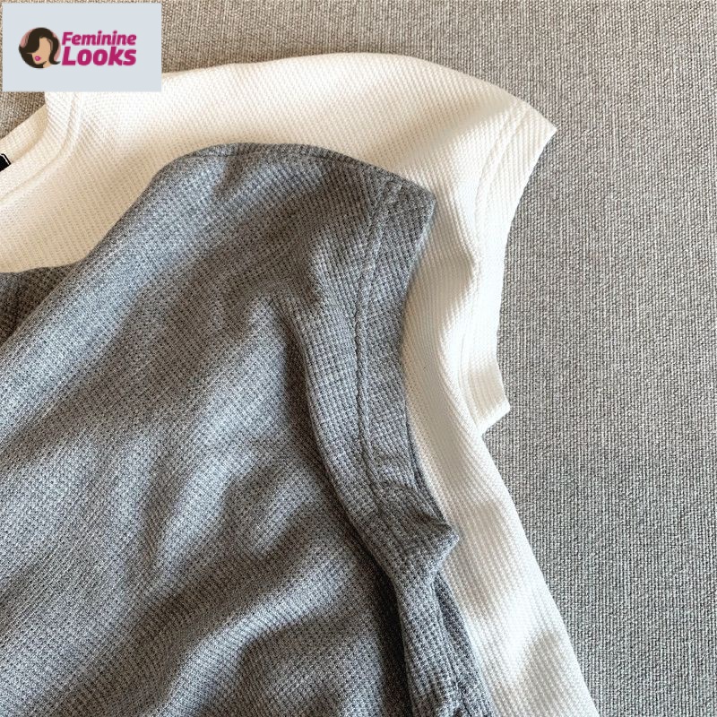 Áo Thun Ngắn Tay Cổ Cao Phối Dây Rút Sau Lưng Thời Trang Cá Tính