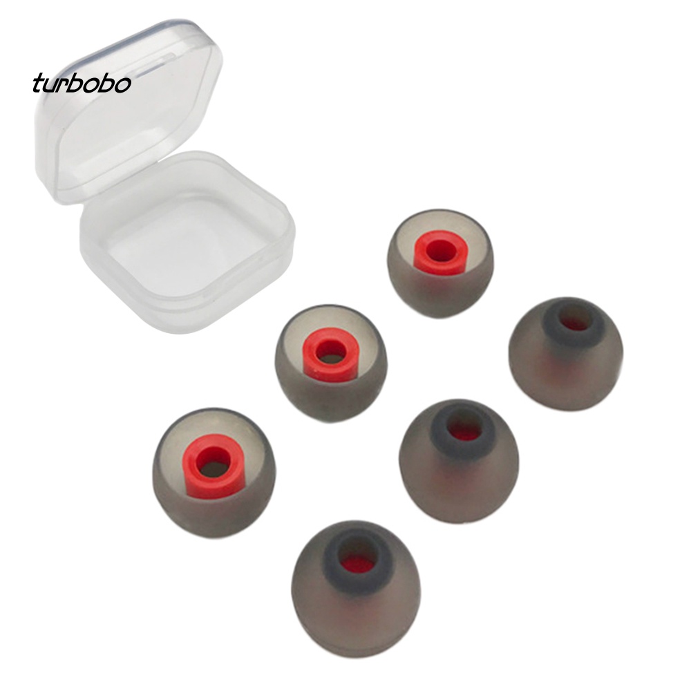 Set 6 Vỏ Bọc Tai Nghe Nhét Tai Thay Thế Bằng Silicon Mềm