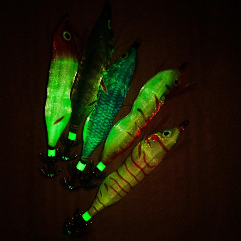 Mồi Câu Cá Giả Hình Tôm Bằng Nhựa Carbon Chống Nước Phát Sáng