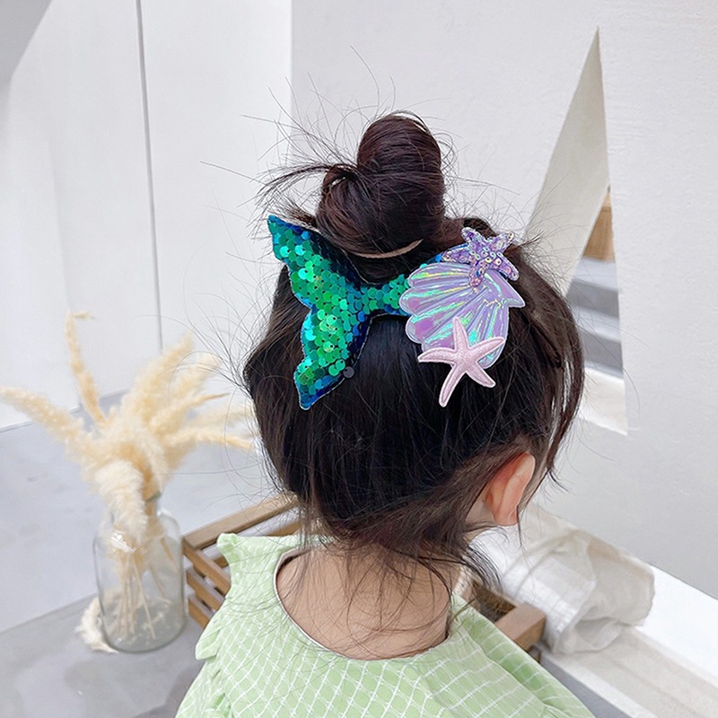 Kẹp Tóc Hình Vỏ Sò Đáng Yêu Dành Cho Bé Gái