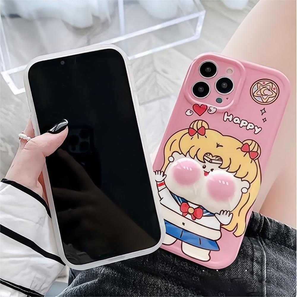 Ốp Điện Thoại TPU Silicon Mềm Chống Sốc Hình Công Chúa Ass 3D Cho IPhone 14 Pro Max 13 12 11 Pro Max