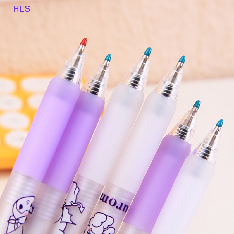 Bút Mực Gel Họa Tiết Hoạt Hình Màu Tím Dễ Thương