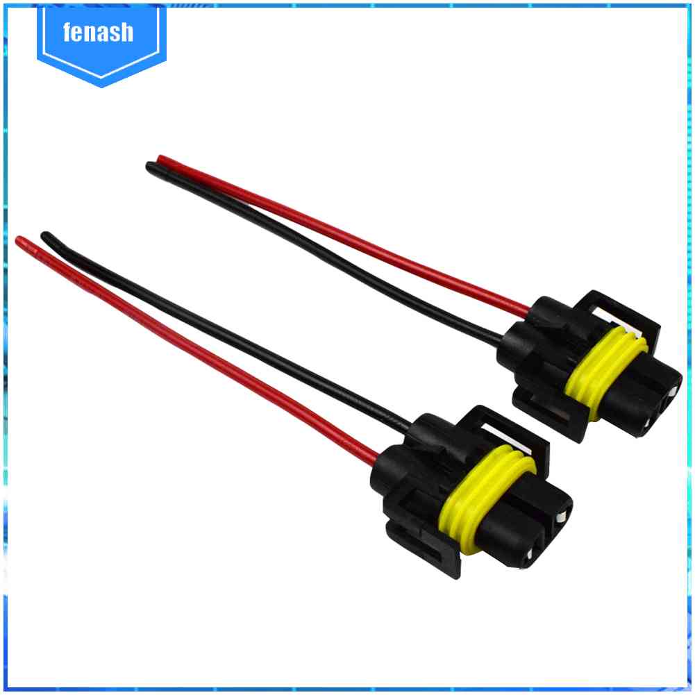 Set 2 Ổ Cắm Chuyển Đổi H8 / H9 / H11 Chuyên Dụng Cho Đèn Pha Xe Hơi