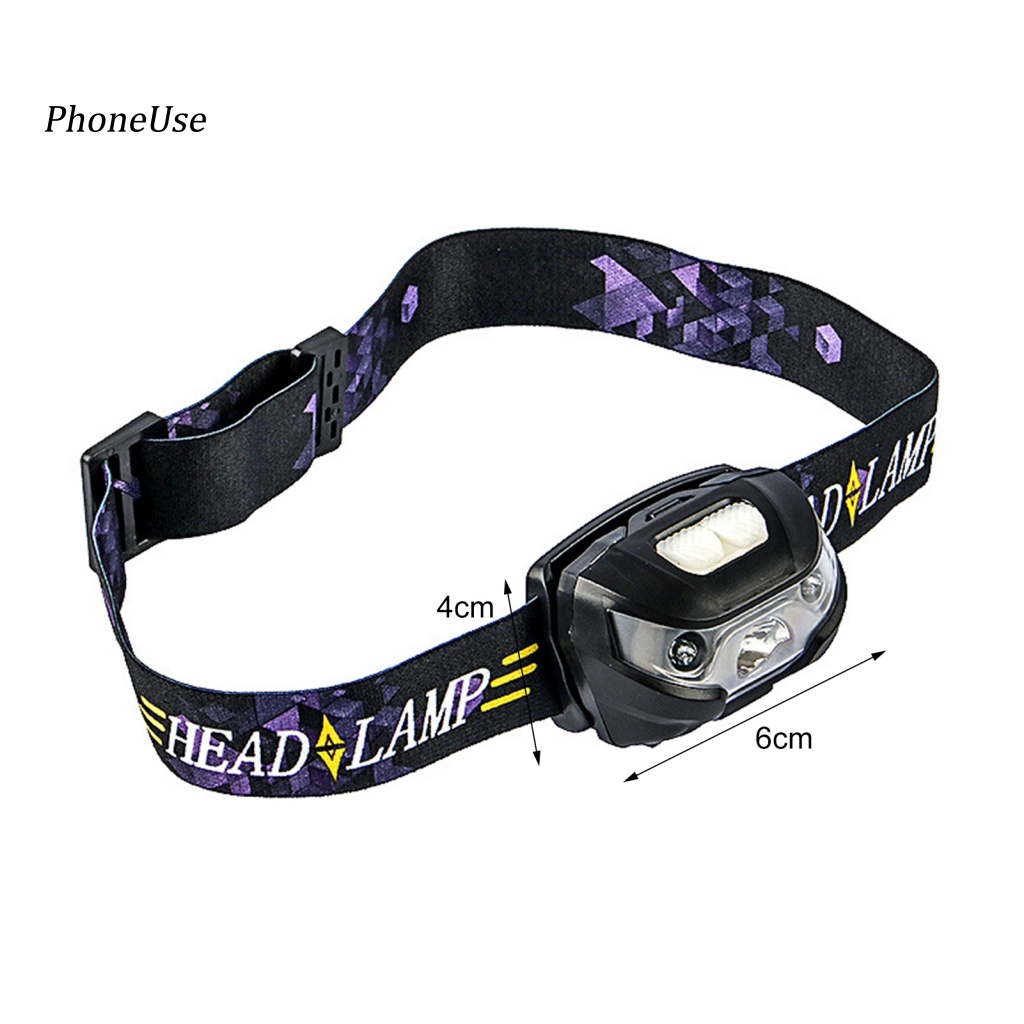 Đèn Pha Cảm Biến PU Chống Thấm Nước 1500mAh Chuyên Dụng Cho Xe Đạp Ban Đêm