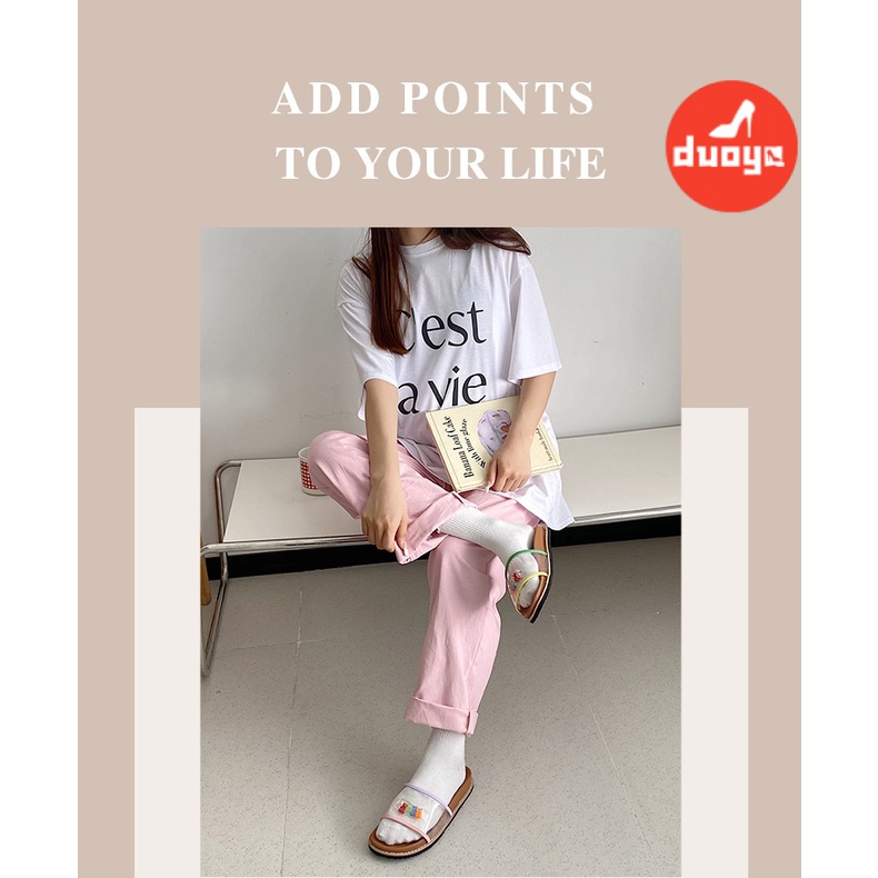 Dép Xỏ Ngón Thể Thao Đế Phẳng Dày Dặn Chống Trượt Thoải Mái Phong Cách Mùa Hè 2022