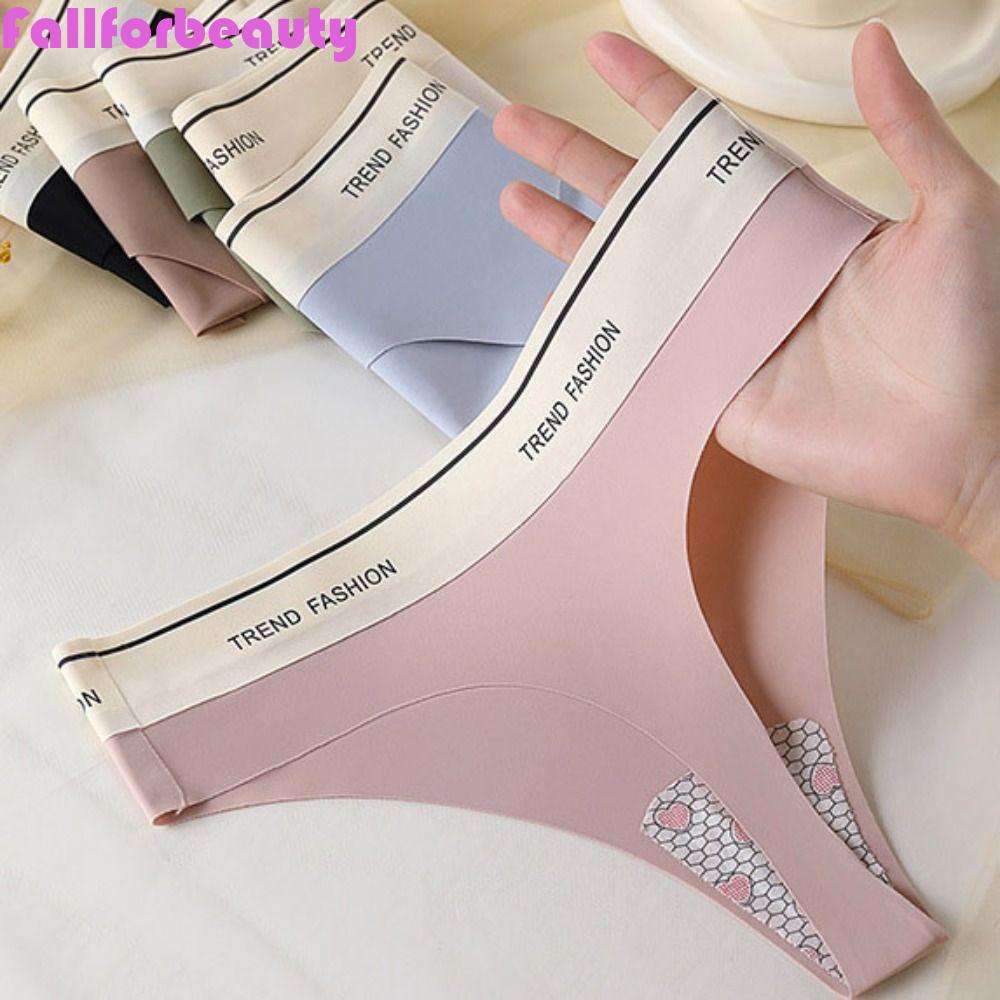 Quần Lót Cotton Lụa Lưng Thấp In Chữ Phong Cách Thể Thao Thời Trang Mùa Thu Cho Nữ