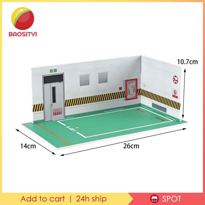 Ốp Lưng Trưng Bày Phong Cảnh Bãi Đỗ Xe Hơi Tỉ Lệ 1 / 24 Trang Trí Nội Thất