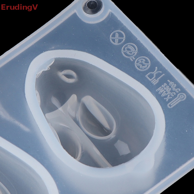 1 Bộ Khuôn Silicon Làm Bánh Xà Phòng Hình Thỏ Hoạt Hình 3D DIY