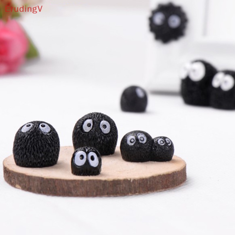 Set 10 Quả Bù Nhìn Màu Đen Dùng Trang Trí Phong Cảnh DIY