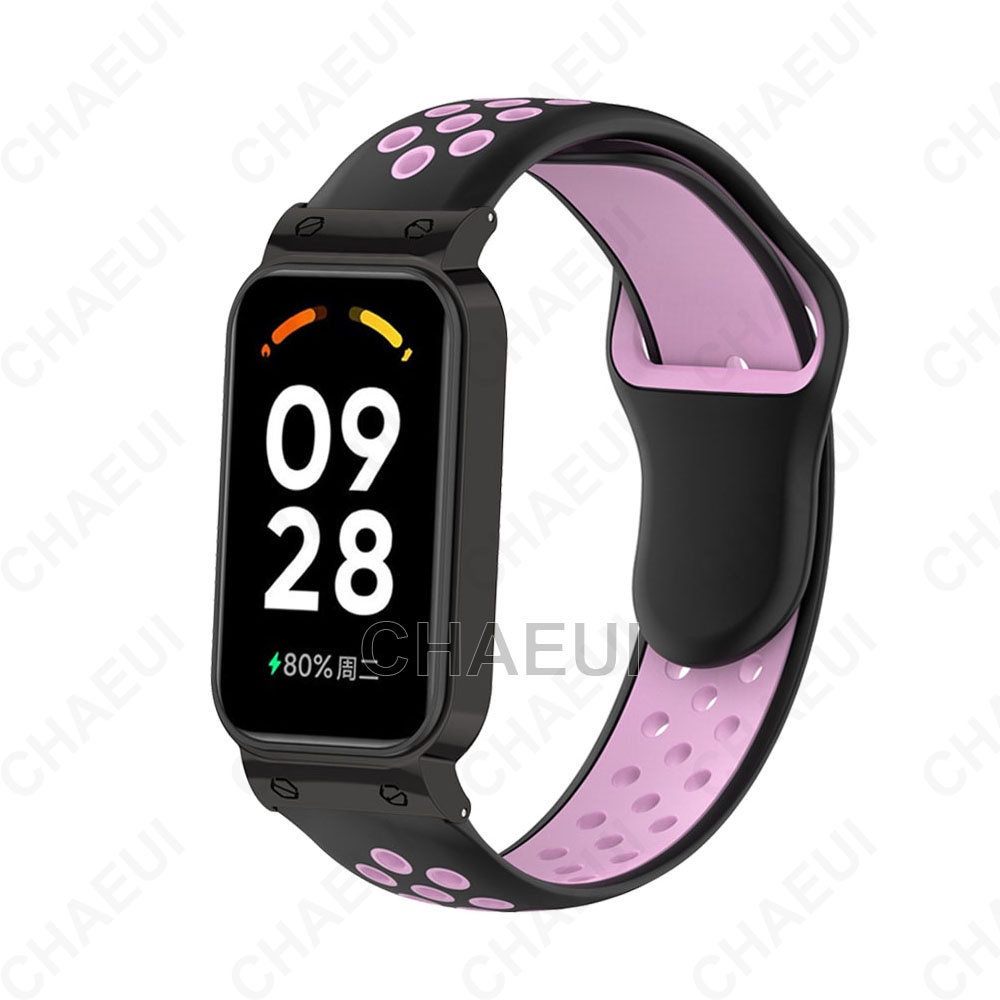 Dây Đeo Tay 2 Trong 1 Kèm Ốp Bảo Vệ Cho redmi smart band 2 / xiaomi mi band 7 pro / xiaomi smart band 8 active