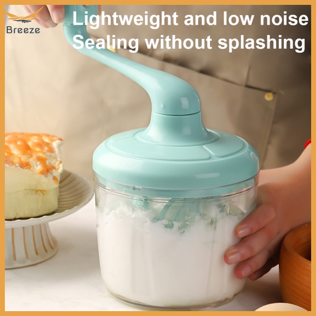 Dụng Cụ Đánh Khuấy Kem Bằng Tay 1500ml Trọng Lượng Nhẹ Tiếng Ồn Thấp Đa Năng Có Thể Thá