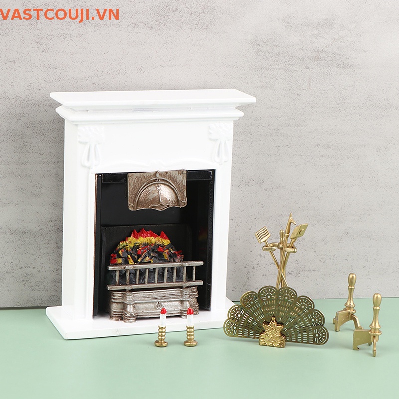 1 Bộ Quạt Làm Sạch Đồ Nội Thất Cho Nhà Búp Bê VASTJI Tỉ Lệ 1: 12