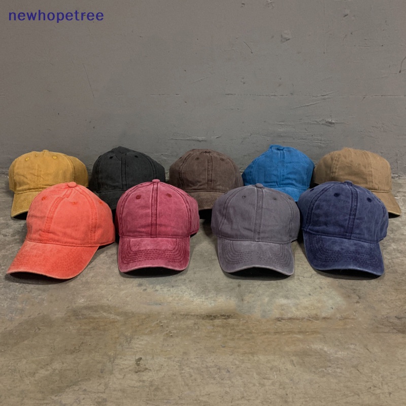 Mũ Lưỡi Trai Cotton Màu Trơn Đơn Giản Cho Nam Nữ