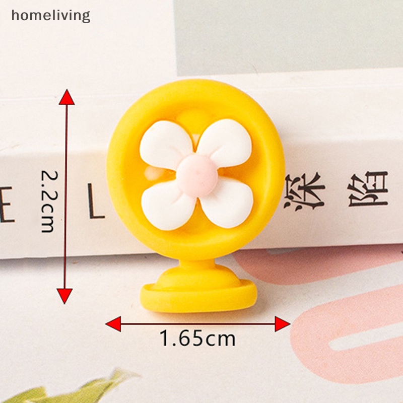 Set 10 Phụ Kiện Trang Trí Tủ Lạnh / Máy Ảnh DIY Hình TV Hoạt Hình Mini Bằng Resin Dễ Thương