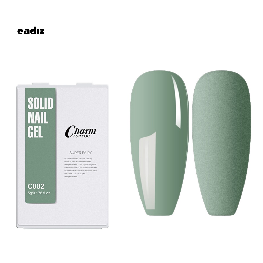 Bảng Màu Trang Trí Móng Nghệ Thuật 5g Màu Trơn Xinh Xắn