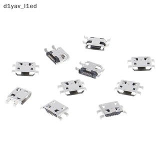 Dd 10 pcs loại b micro usb 5 pin nữ sạc núi jack nối cổng ổ cắm ed