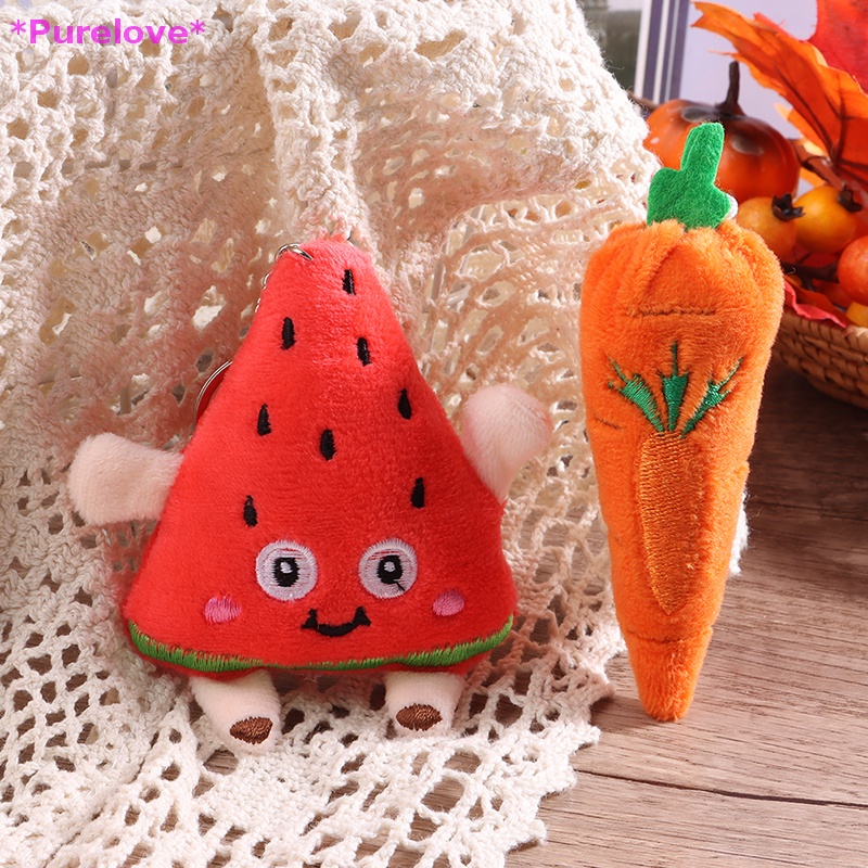 Set 1 / 5 Trái Cây Nhồi Bông 5cm - 10cm Xinh Xắn Dễ Thương