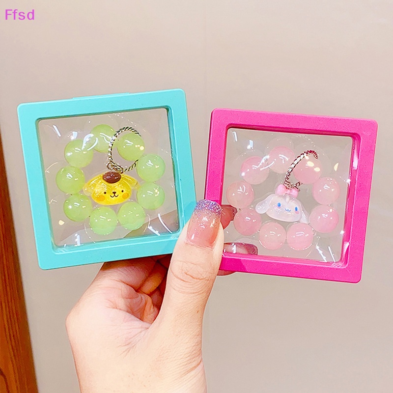 {Ffsd} Vòng Tay Chuỗi Hạt Xoắn Hình Anime Sanrioed Cinnamoroll Kuromi Pochacco Quà Tặng Lễ Cưới Thời Trang Nữ Bán Chạy