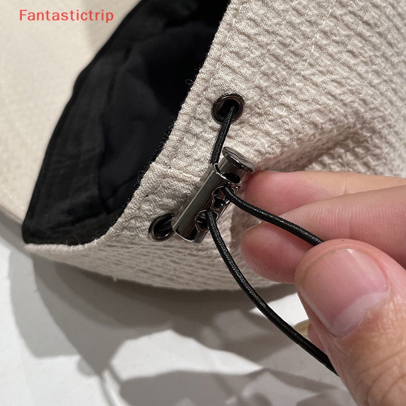 [Fantastictrip] Nón Panama Vành Rộng Chống Nắng Gấp Gọn Điều Chỉnh Được Dành Cho Nữ Đi Biển Ngoài Trời Mới