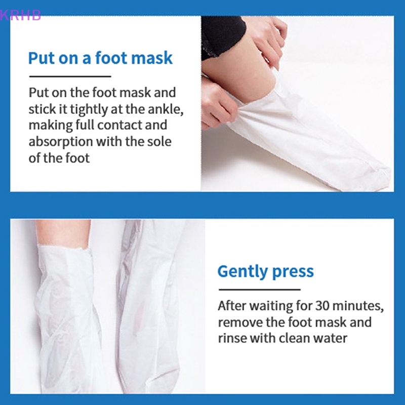 Mặt Nạ Chân Dưỡng Ẩm Tẩy Tế Bào Chết Chống Nứt Nẻ KRHB