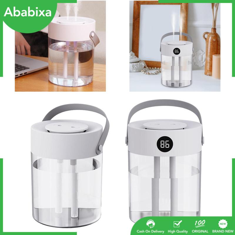 [Ababixa] Máy Phun Sương Tạo Độ Ẩm Không Khí Cá Nhân Để Bàn Có Đèn LED Sạc USB Nhỏ Gọn Yên Tĩnh 3L Cho Dorm