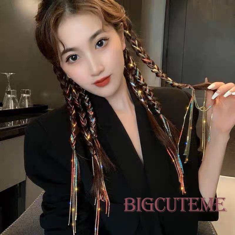 Kẹp Tóc Dạng Chuỗi Dài 57CM Đính Đá Thời Trang Dành Cho Nữ