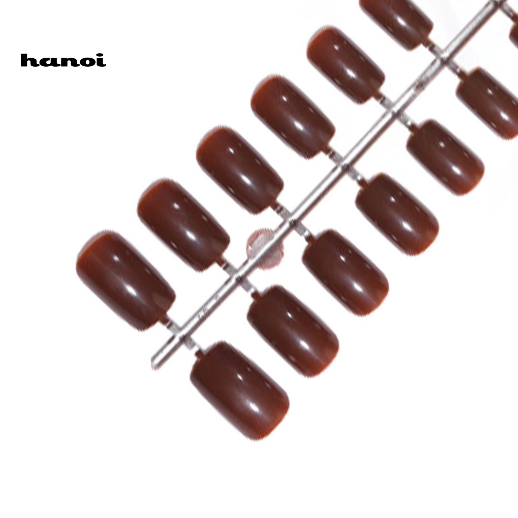 Set 24 Móng Tay Giả Bằng Nhựa Chống Trầy Chống Rơi Chuyên Nghiệp