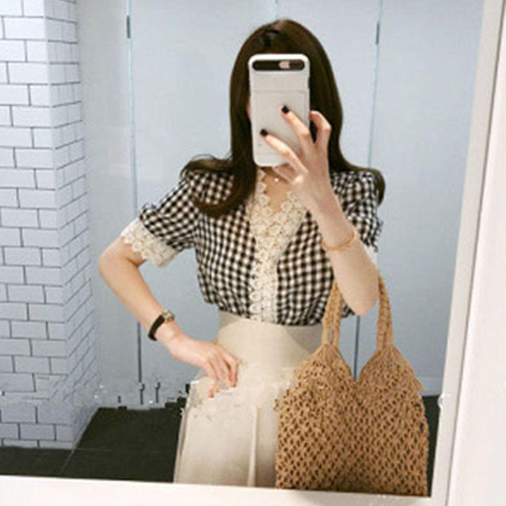 Túi Xách Đan Len Phong Cách Vintage Cho Nữ